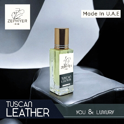 Picture of Zephyer Tuscan Leather Attar - A Rich and Elegant Fragrance with a Warm and Lasting Aroma Perfume Oil Attar  - 3ml / 6ml
