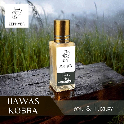 Picture of Hawas Kobra Attar - Crafted to Ignite Confidence and Drop by Drop Perfume Oil Base  Attar  - 3ml / 6ml