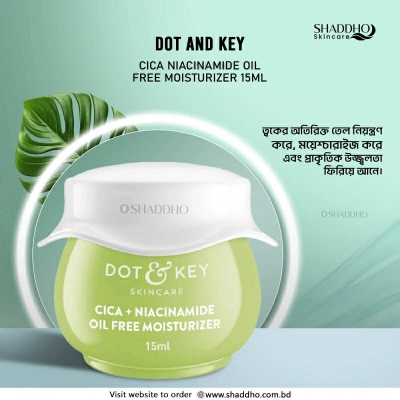 Picture of Dot & Key Cica + Niacinamide Oil Free Moisturizer - 15ml