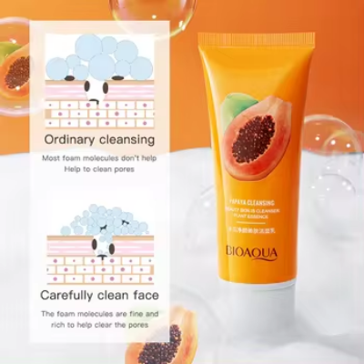 Picture of Bioaqua Papaya Moisturizing Face Wash -100G
