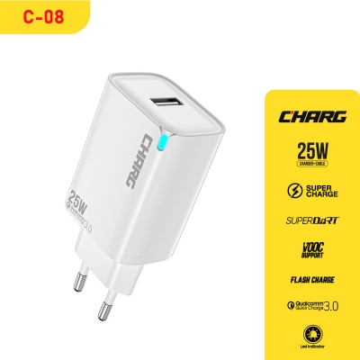 Picture of CHARG C-08 25W Type C Fast Charger