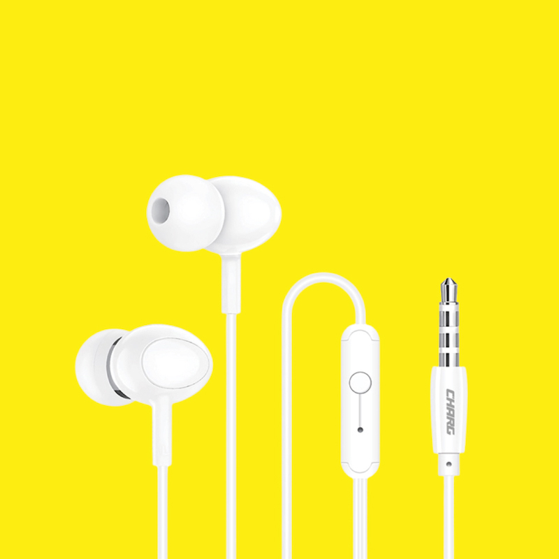 Picture of CHARG DM-E64 3.5MM In-Ear White Wired Earphone