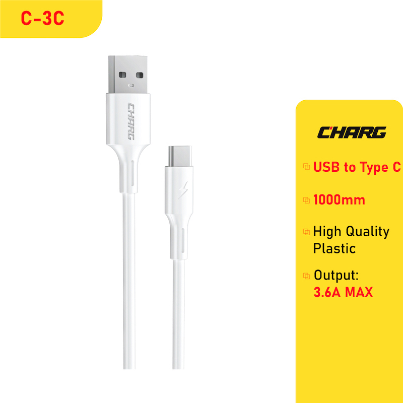 Picture of CHARG C3C USB to Type C 1M Data Cable
