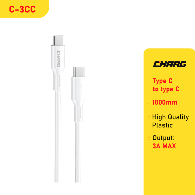 Picture of CHARG C3CC Type C to Type C 1M Data Cable
