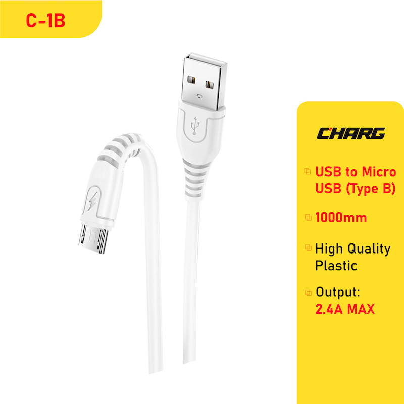 Picture of CHARG C-1B USB to Micro USB 2.4A Data Cable