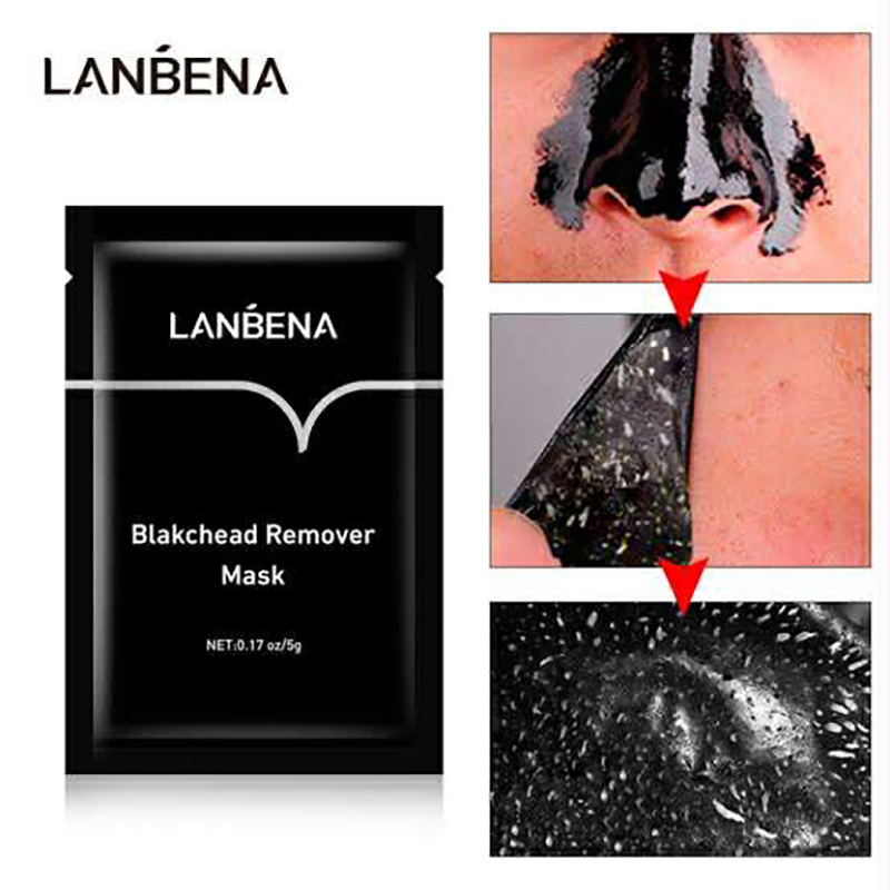 Picture of Lanbena Deep Cleansing Nose STrips (5 Pcs) Blackhead Remover Mask From