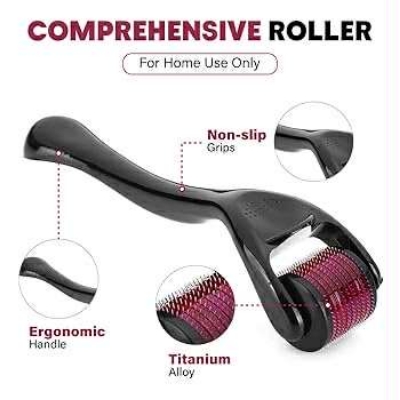 Picture of Derma Roller 540 Titanium Micro Needles for Beard Growth and Hair Loss All Size Avaiable 0.5mm