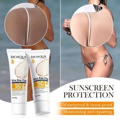 Picture of Bioaqua Rice Raw Pulp Sunscreen SPF 50+ Pa+++ 40G