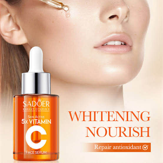 Picture of SADOER 5 in 1 Active Vitamin C + Niacinamide Face Serum, 5x Vitamin Whitening Brightening Essence - 30ml