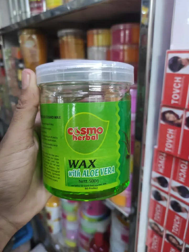 Picture of Cosmo Herbal Waxing Strip 80 pic + Aloe Vera Wax 500gm