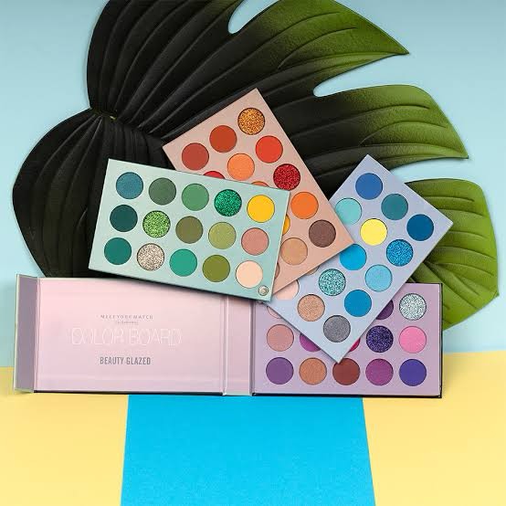 Picture of BEAUTY GLAZED New Color Board Eyeshadow Palette 60 Colors Eyeshadow Pallete Waterproof Makeup Shimmer Eye Shadow