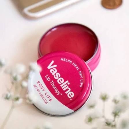 Picture of Vaseline Lip Therapy Rossy Lips 20g 1pcs - Authentic Rose Flavour Lip Balm