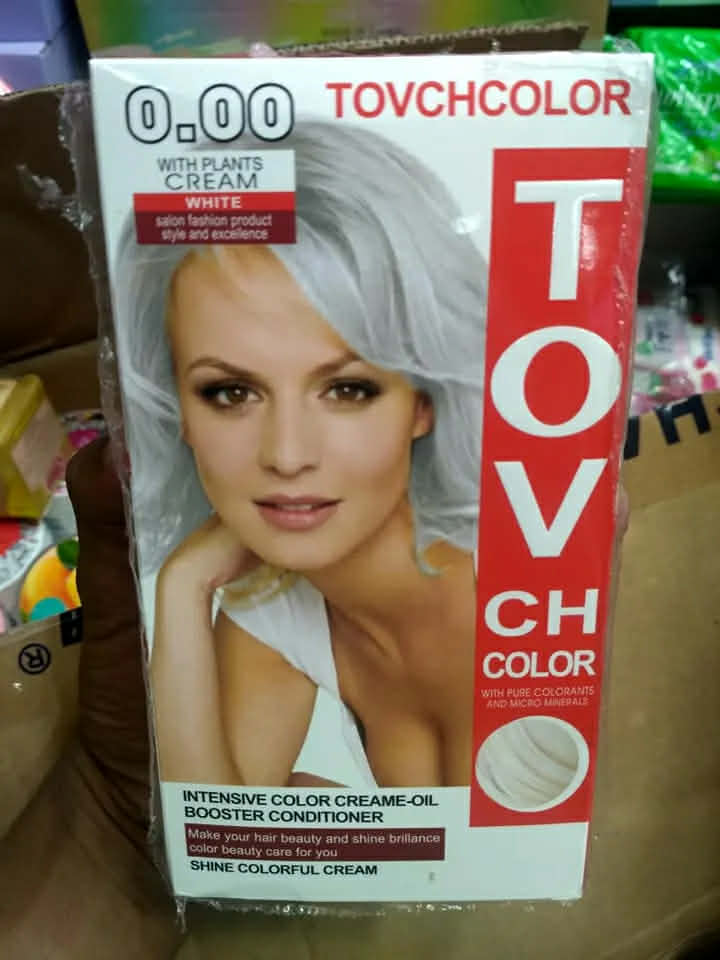 Picture of Tov Ch Hair Color Cream 80ml*2 White 0.00