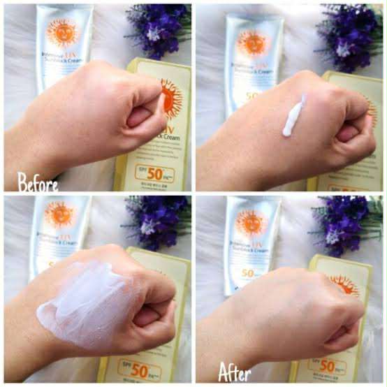 Picture of 3W CLINIC UV Sunblock Cream SPF50 PA+++ 70ml Refreshing Sunscreen Moisturizing Whitening Lightening Sun Cream Oil-control