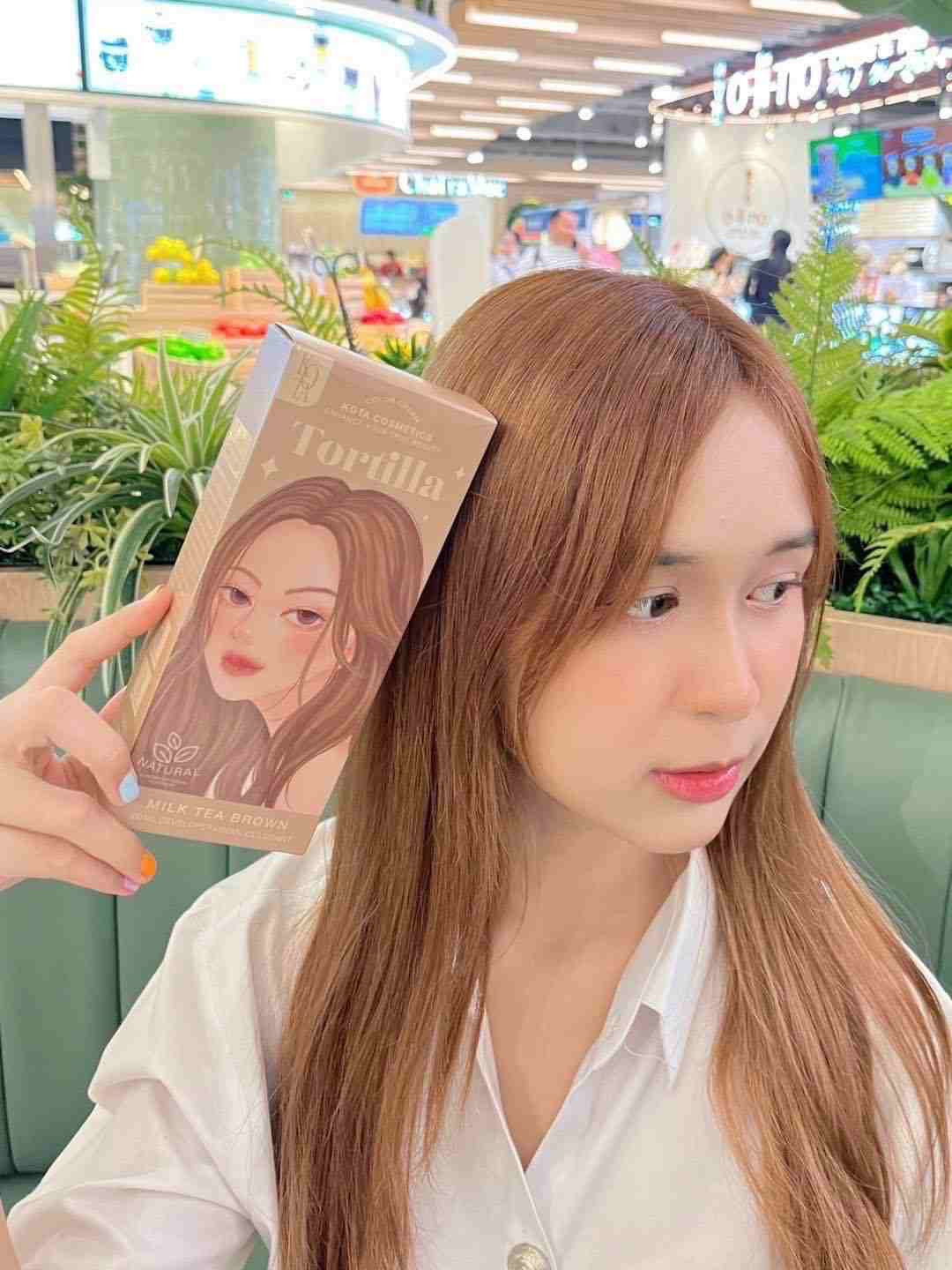 Picture of Kota Color Cream Hair Color (MILK TEA BROWN)