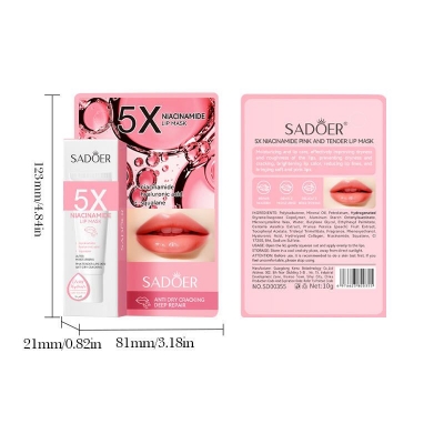 Picture of SADOER 5X NIACINAMIDE LIP MASK | Shopee Philippines