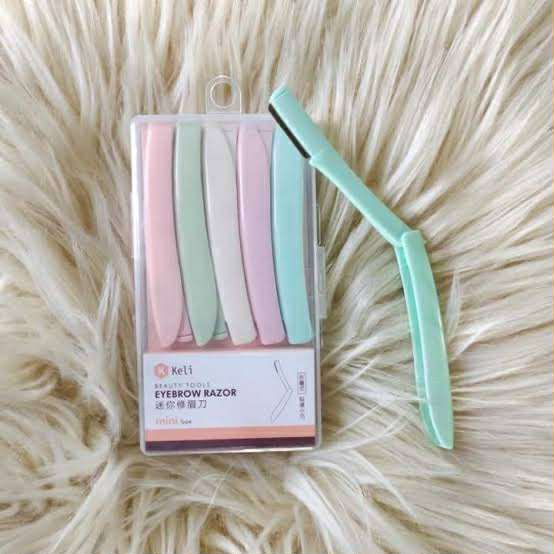 Picture of Keli Eye Brow Razor Mini Type 5 Pcs Pack of Disposable Blades for Eyebrow Trimming