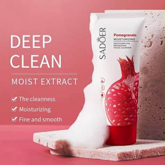 Picture of SADOER POMEGRANATE FRESH PURIFYING CLEANSER HYDRATING MOISTURIZING CLEANSER 100G
