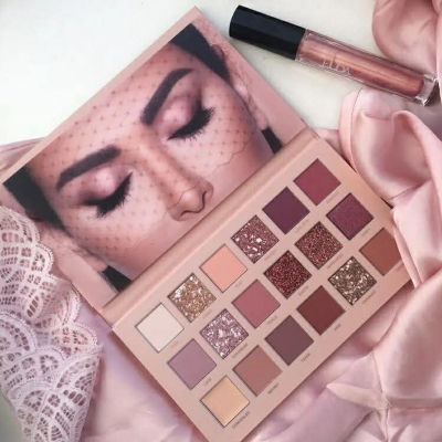 Picture of 18 Colors eyeshadow pallete Glitter Makeup Matte Eye shadow make up palette