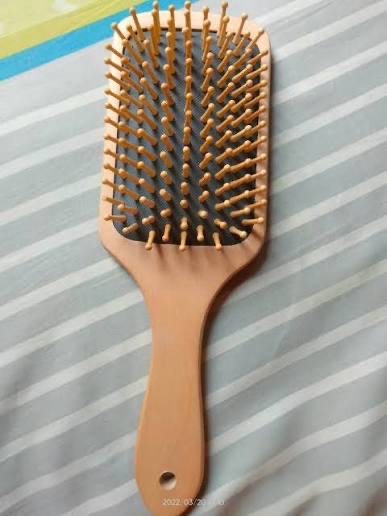 Picture of Cecilie Fashion Paddle Cushion Large Size Wooden Hair Brush