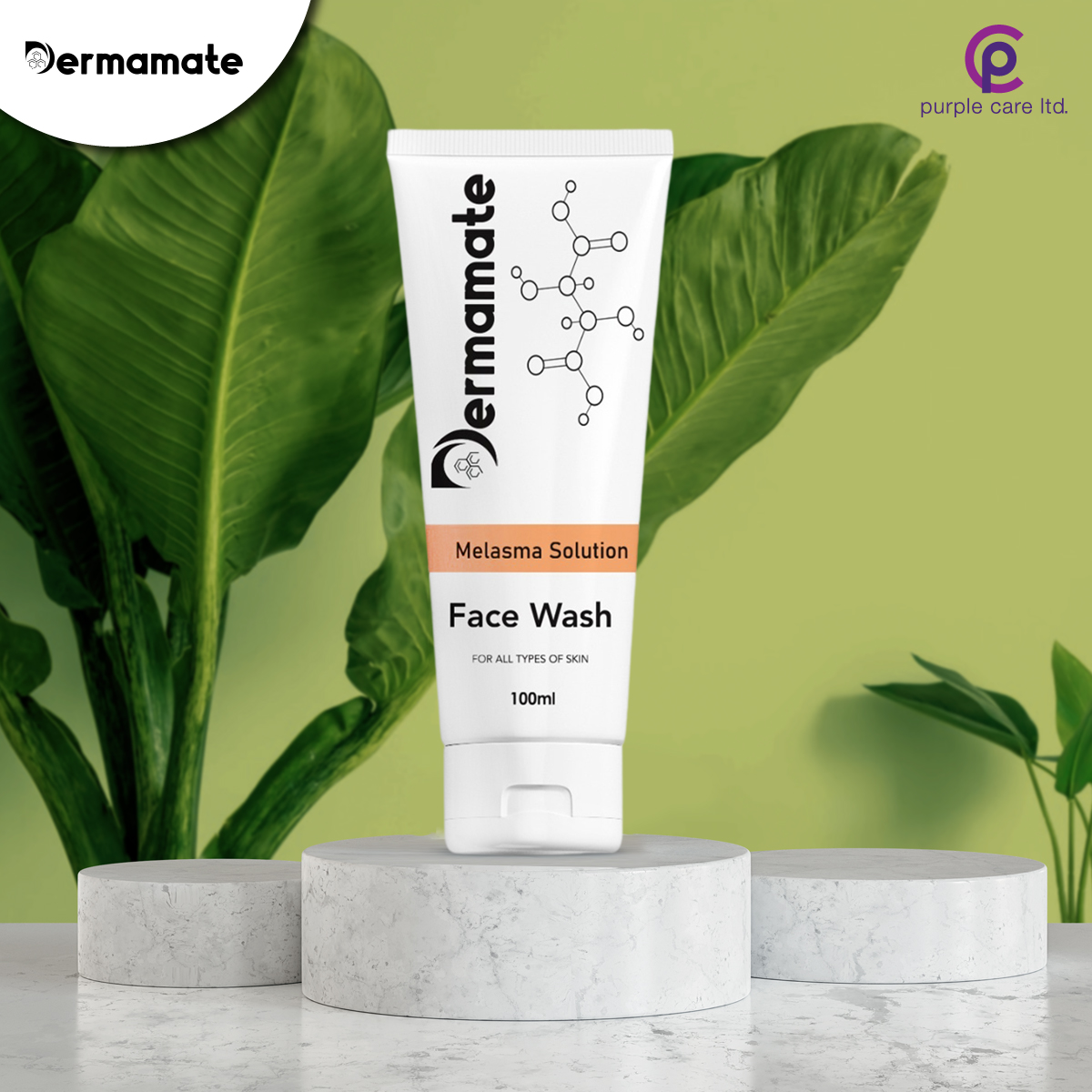 Picture of Dermamate Melasma Solution face wash 100ml