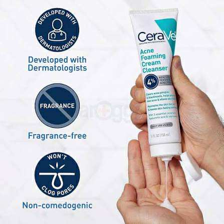 Picture of CeraVe Acne Foaming Cream Cleanser 150ml 2025