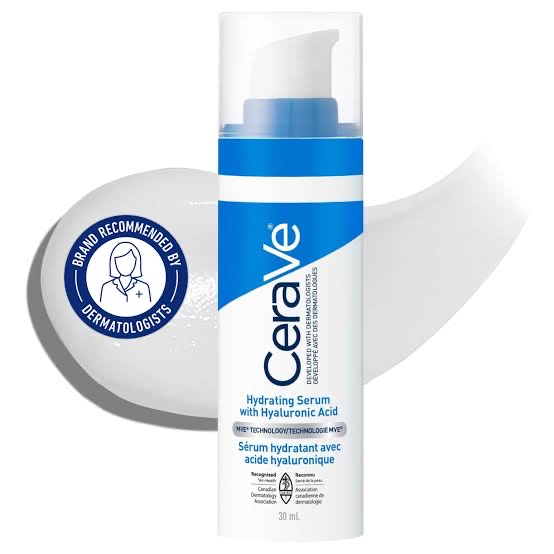 Picture of CeraVe Hydrating Hyaluronic Acid Face Serum for Dry Skin, Fragrance Free 30 ml
