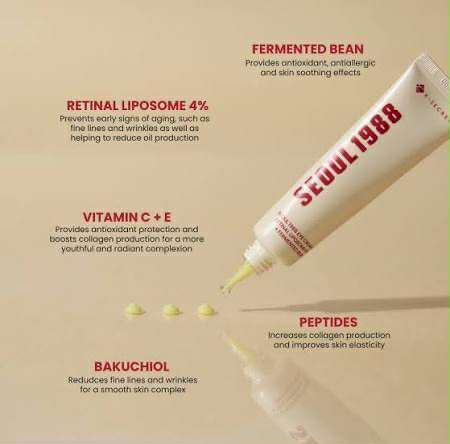Picture of KSECRET SEOUL 1988 EYE CREAM : RETINAL LIPOSOME 4% + FERMENTED BEAN 30ML