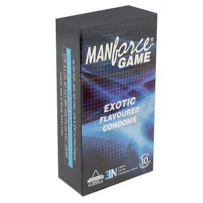 Picture of Manforce Game Exotic Flavored Condom 1 pack 10pcs