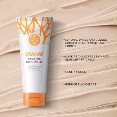 Picture of Orange Exfoliating Whitening Gel Orange Exfoliating Gel Scrub Face Whitening Whitening Lazy Cream For Face