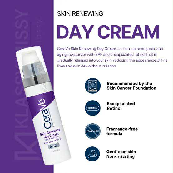 Picture of CeraVe Skin Renewing Retinol Day Cream with SPF 50g