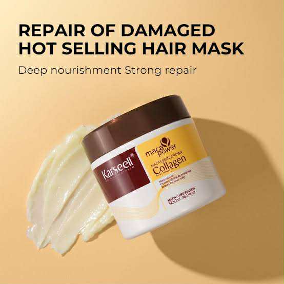 Picture of Karseell Professional Hair Smoothing Collagen Treatment 500ml Organic Argan Oil Hair Mask