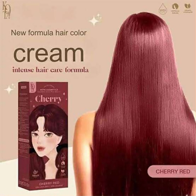 Picture of KOTA Hair Color Cream 100ml color+ 100ml developer  CHERRY RED