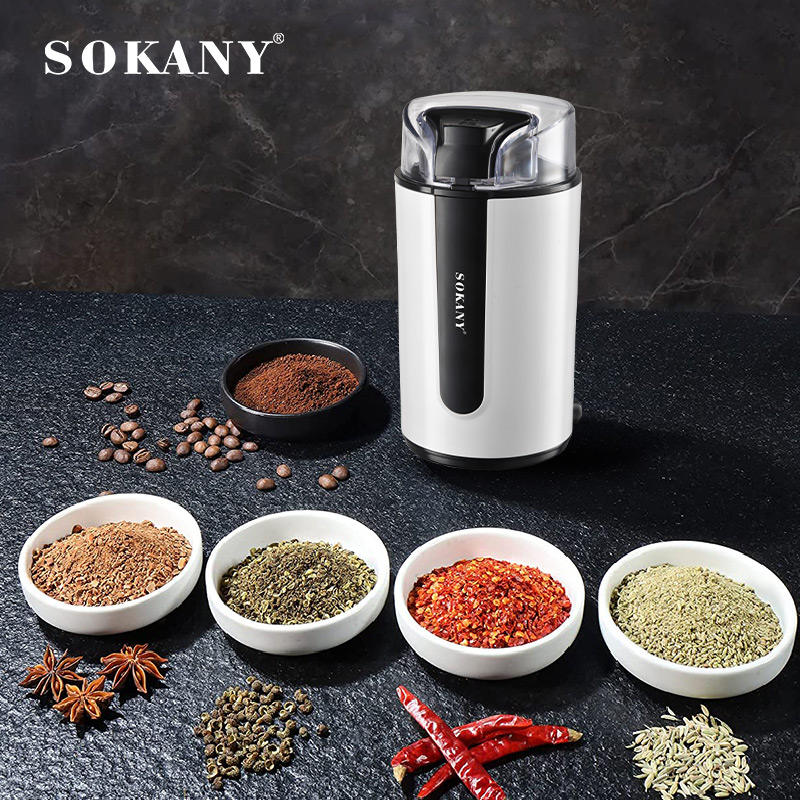 Picture of Sokany Latest Design 200w High Efficiency Blade Coffee Grinder Household Electric Coffee Grinder Multi Function Grinder