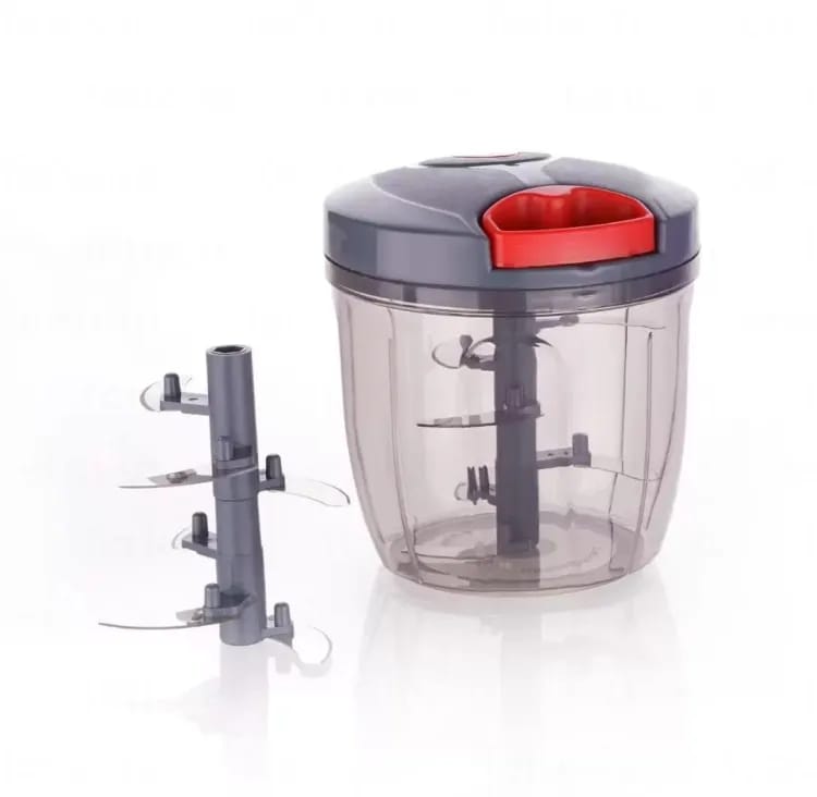 Picture of Large Handy and Compact Chopper for Kitchen Handy Quick Cutter, 6 Blades Stainless Steel, Pull String, Green (900ml) - Kitchen Accessories - Multicolor