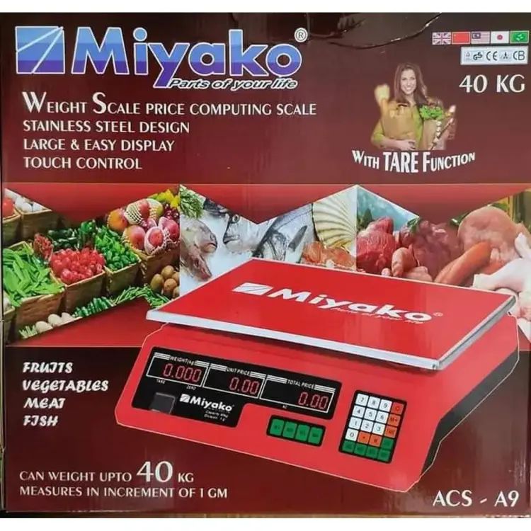 Picture of Miyako Weight Scale ACS-A9 (2GM TO 40KG) - Red