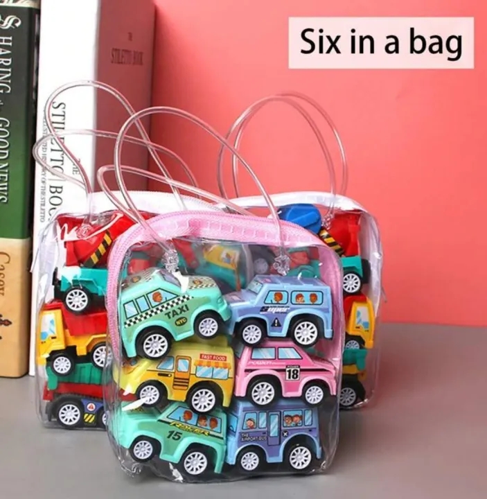 Picture of Toy Cars Set for Kids - 6 PCS - Multicolor