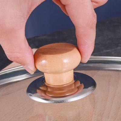 Picture of 2 Pcs Lid Handle Reusable Wear-resistant Pot Cover Handle with Screws - Multicolor