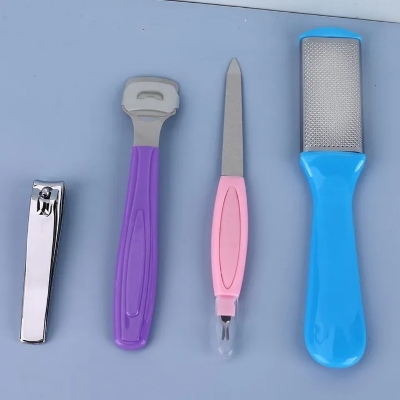 Picture of 4--in-1 Pedicure Set, Professional Pedicure Tool Foot Dead Skin Remover Is Suitable For Home And Salon Care - Multicolor
