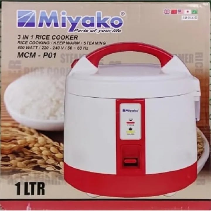 Picture of Miyako MCM-P01 Small Size Rice Cooker 1 Liter - Multicolor