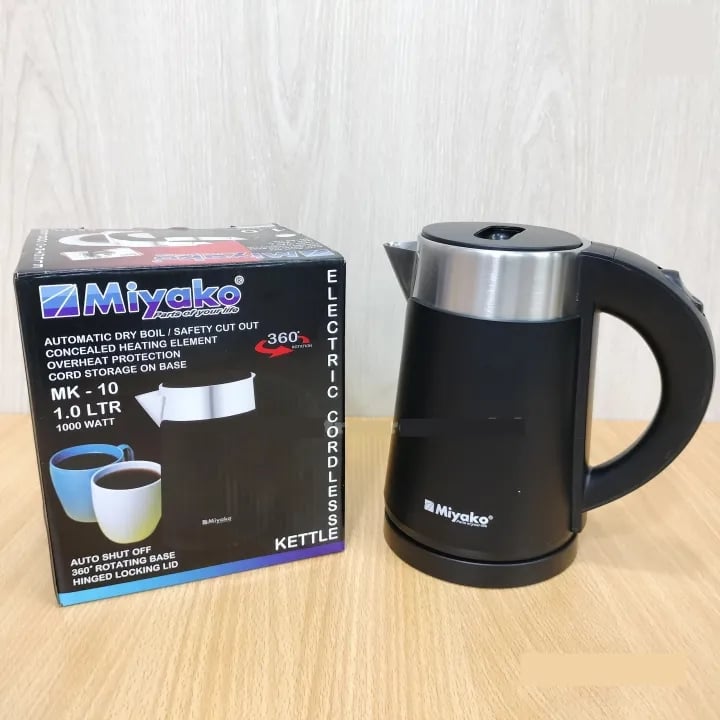 Picture of Miyako Automatic Electric Kettle 1 Ltr. MK-10 - Multicolor