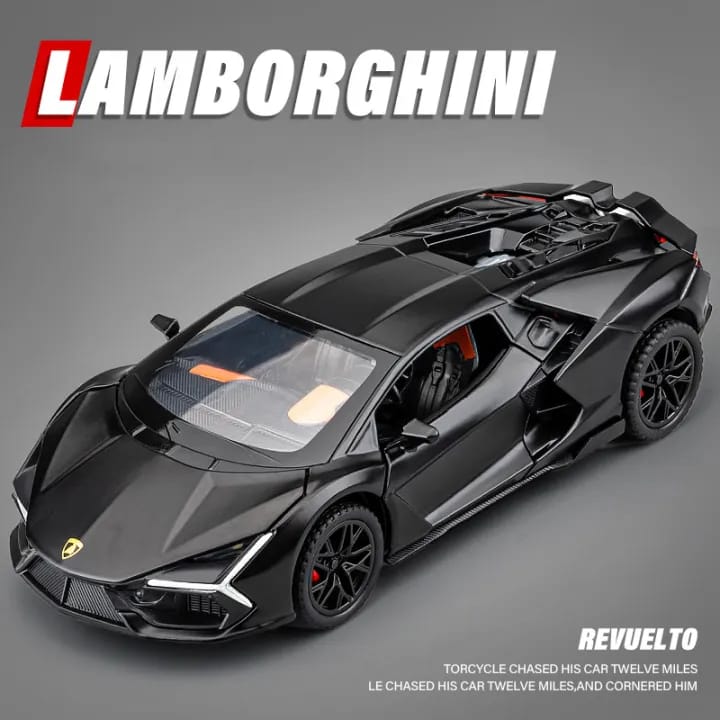 Picture of 1:32 lambos Revuelto Supercar Alloy Model Car Toy Diecasts Casting Sound and Light Car Toys For Children Vehicle - Multicolor