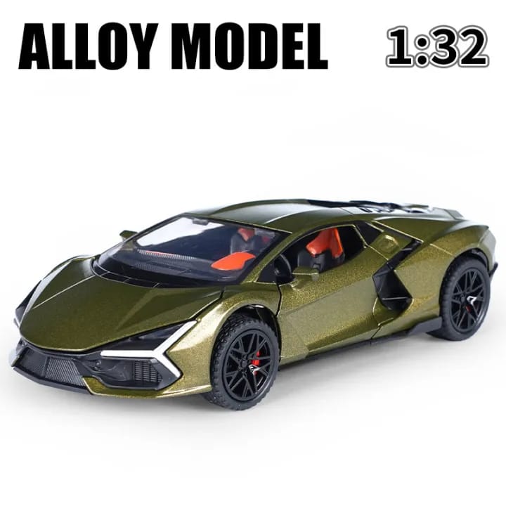 Picture of 1:32 lambos Revuelto Supercar Alloy Model Car Toy Diecasts Casting Sound and Light Car Toys For Children Vehicle - Multicolor