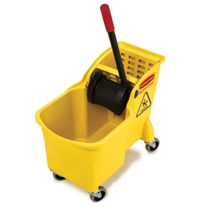 Picture of Mop Wringer Squeegee Bucket 20 Litar - Yellow