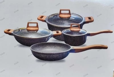 Picture of Kiam 7 Pcs Die-Casting Aluminum Cookware Set (INDUCTION) - Multicolor