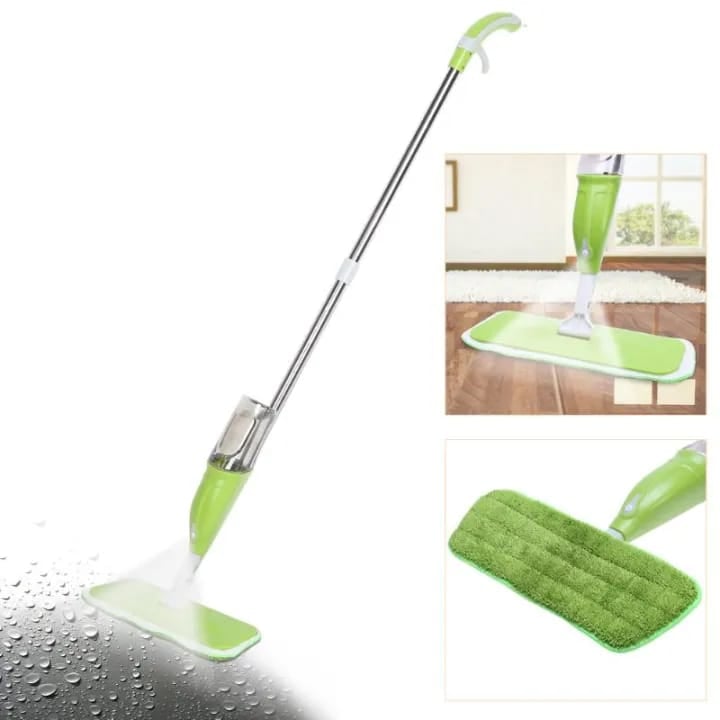 Picture of 360 Degree Roating Healthy water Spray Mop | Floor Cleaning Mop | with Removable Washable Cleaning Pad and Integrated Water Spray Mechanism - Olive