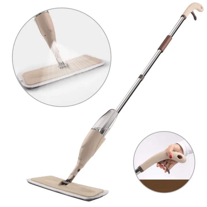 Picture of Healthy water Spray Mop | Floor Cleaning Mop | with Removable Washable Cleaning Pad and Integrated Water Spray Mechanism - Multicolor
