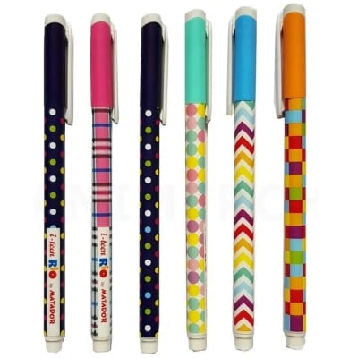 Picture of Matador i-Teen Rio Ball Pen Black Ink - (6 Pcs) - Multicolor