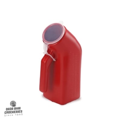 Picture of Plastic Urine Pot Patient Urinal Container 1000ml for Men in Hospital & Home Uses - Pack of 1 PIECE - 1 kg