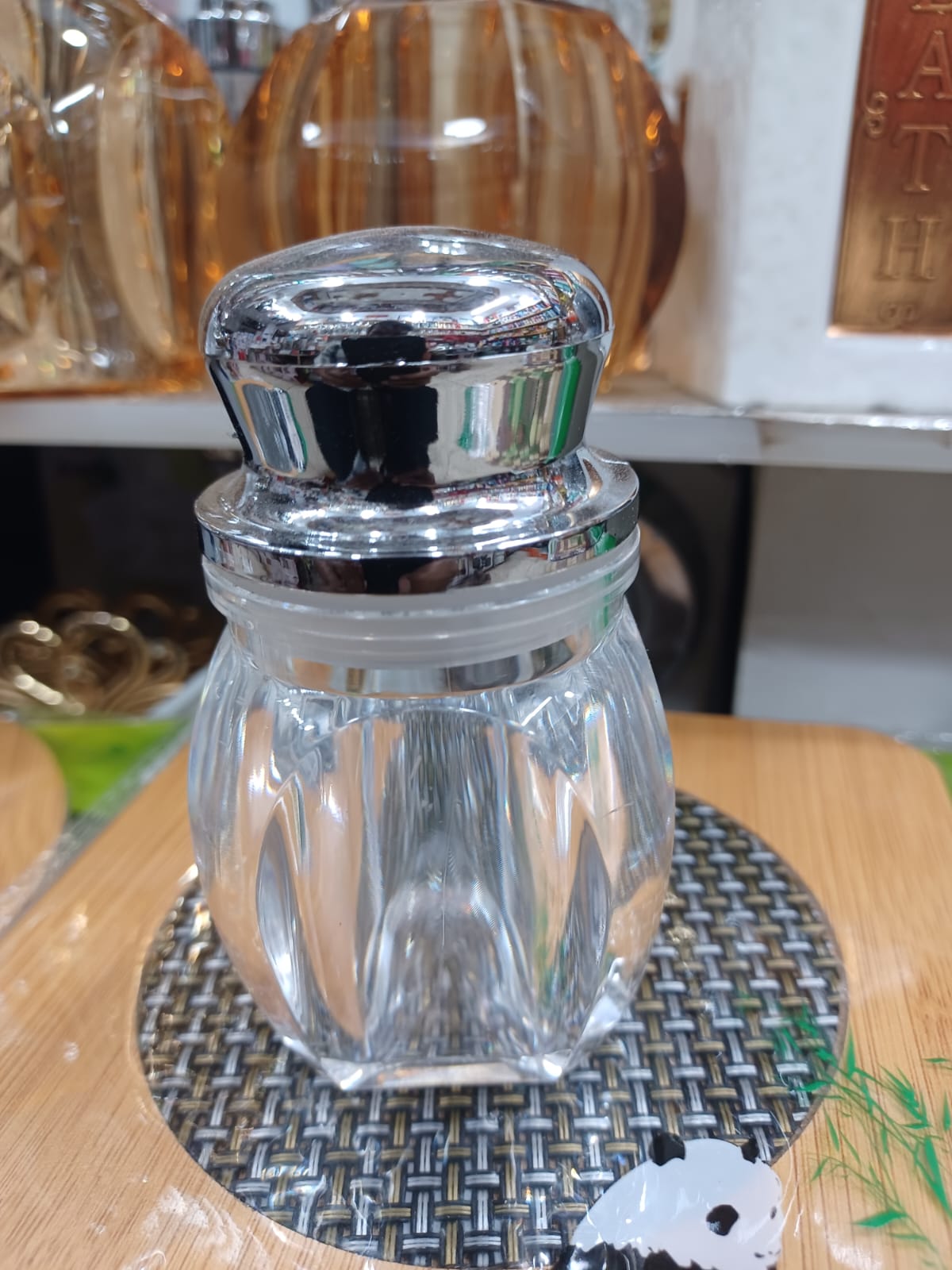 Picture of Acrylic Kitchen Gourmet Spice Jar Set Condiment Cruet Bottle Kitchen Supplies - Multicolor